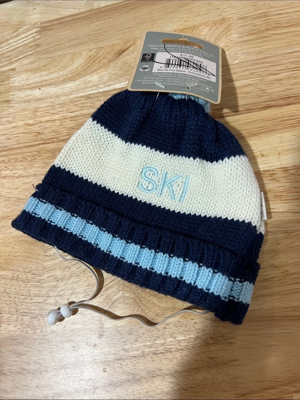 NWT pet hat beanie tube harry barker 12-18.5” z97